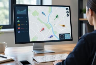 What a live fleet map shows: location, speed and heading explained